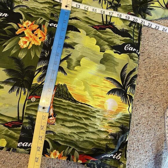 Rima Shirt Men’s Sz M Colorful Hawaiian Caribbean Button Up Short Sleeve Beach - Picture 2 of 7
